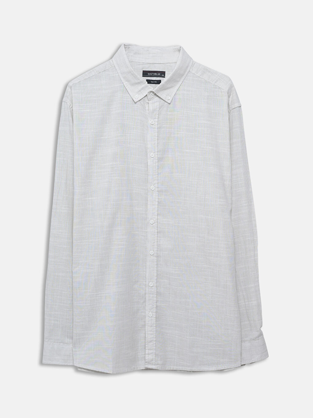 Slim Fit Long Sleeve Dobby Men's Shirt -S55721Z8-LE8