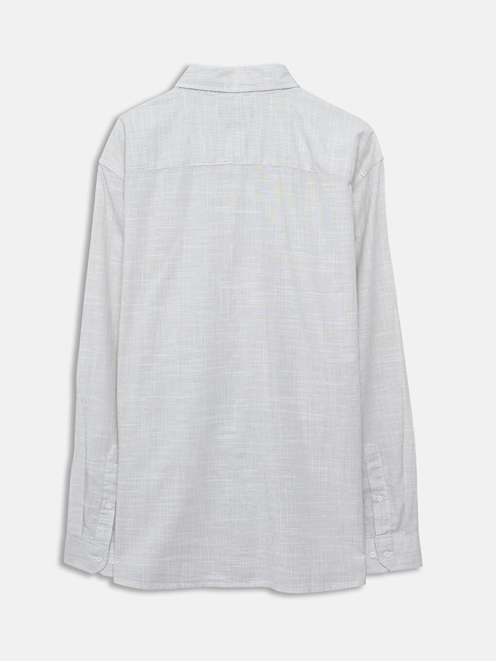 Slim Fit Long Sleeve Dobby Men's Shirt -S55721Z8-LE8