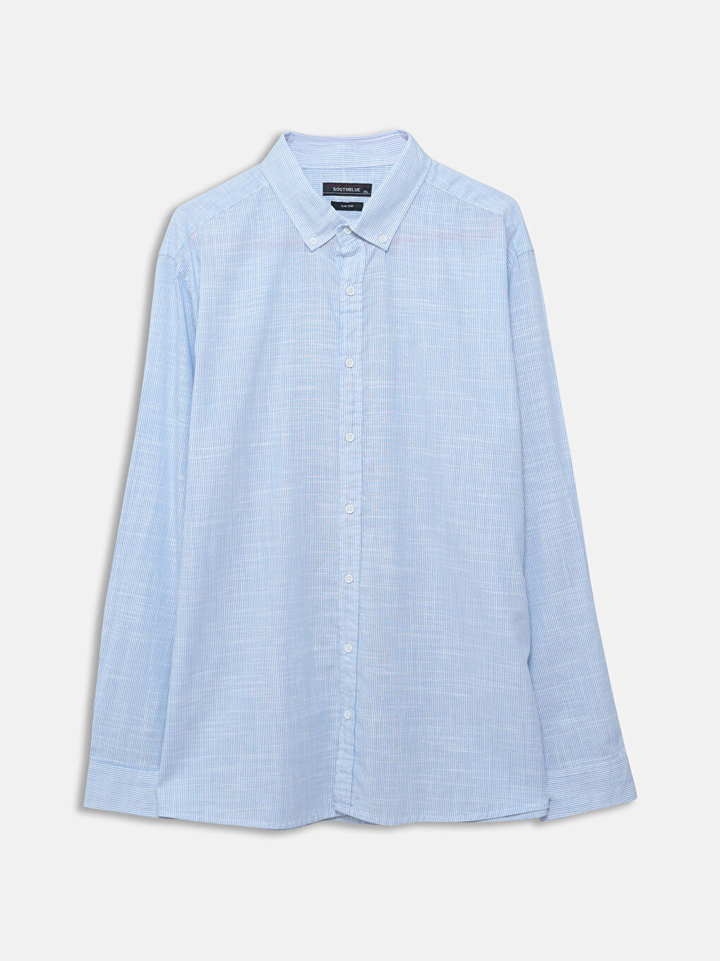 Slim Fit Long Sleeve Dobby Men's Shirt -S55721Z8-LEN
