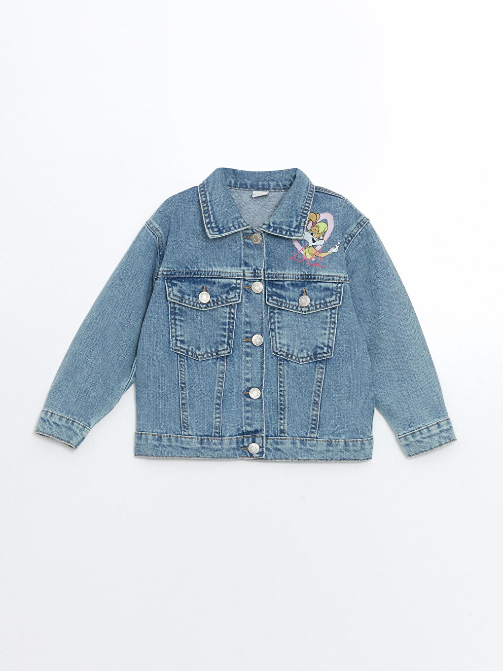 Lola Bunny Printed Girls' Denim Jacket -S55739Z4-V2T