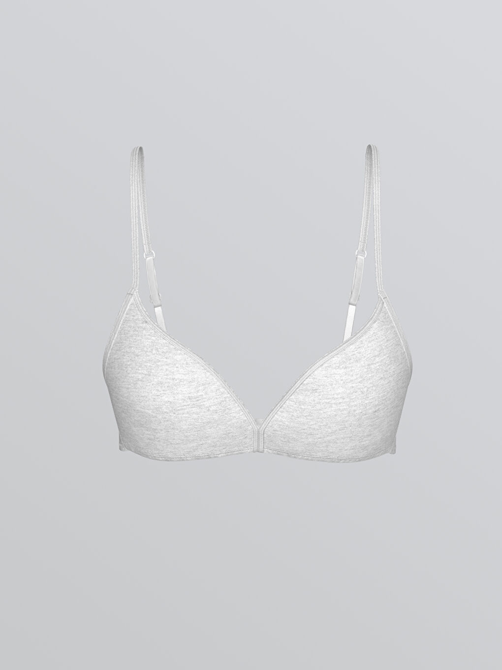 Gri Balensiz Dolgusuz Sütyen