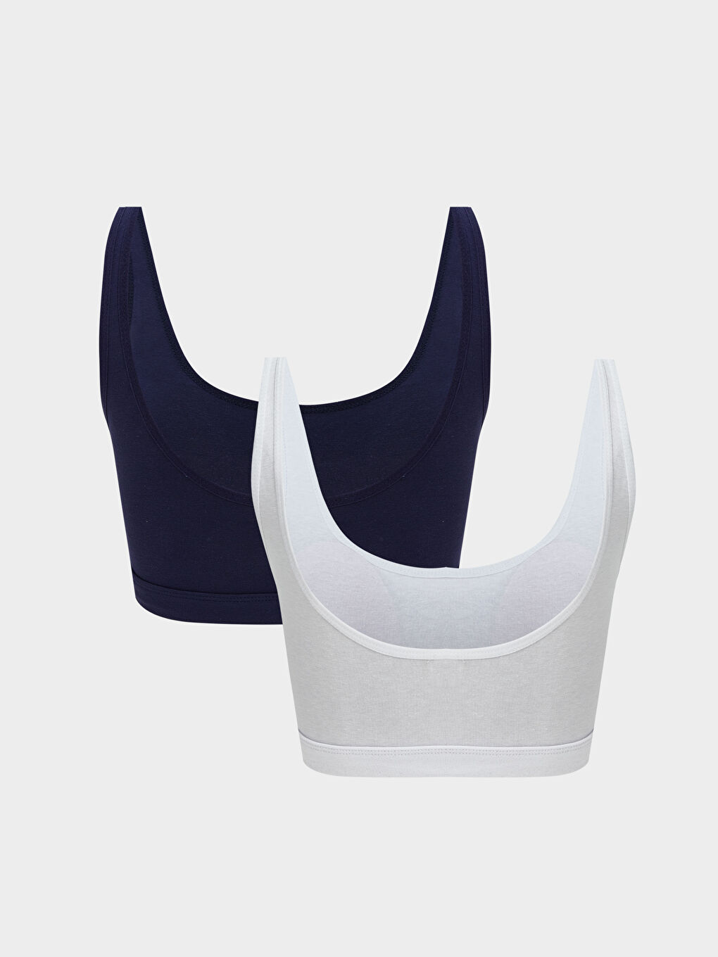 U Neck Straight Non-wired Bustier Bra 2-Pack -S55756Z8-HRR