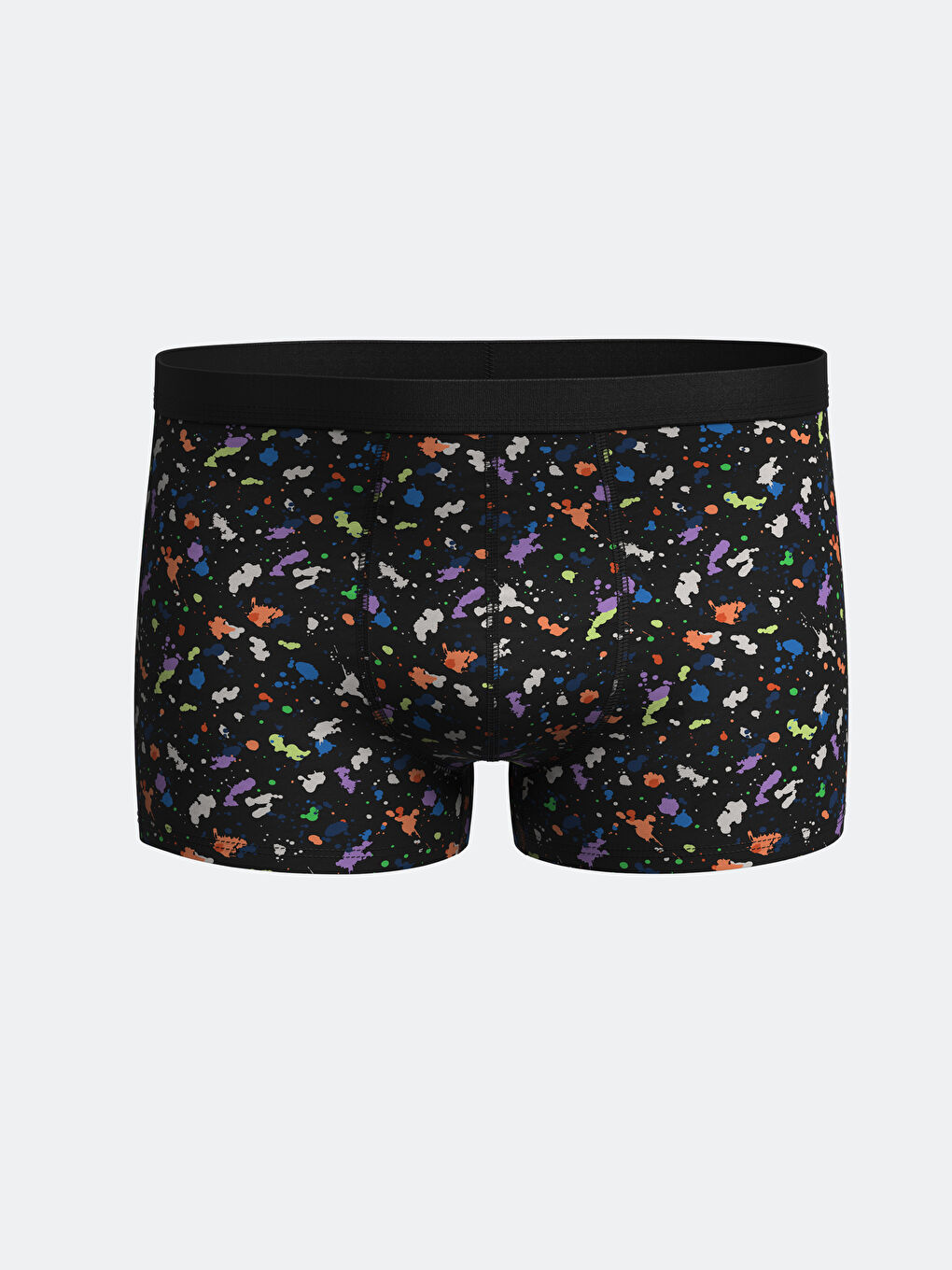 LC WAIKIKI Siyah Standart Kalıp Pamuklu Esnek Erkek Boxer