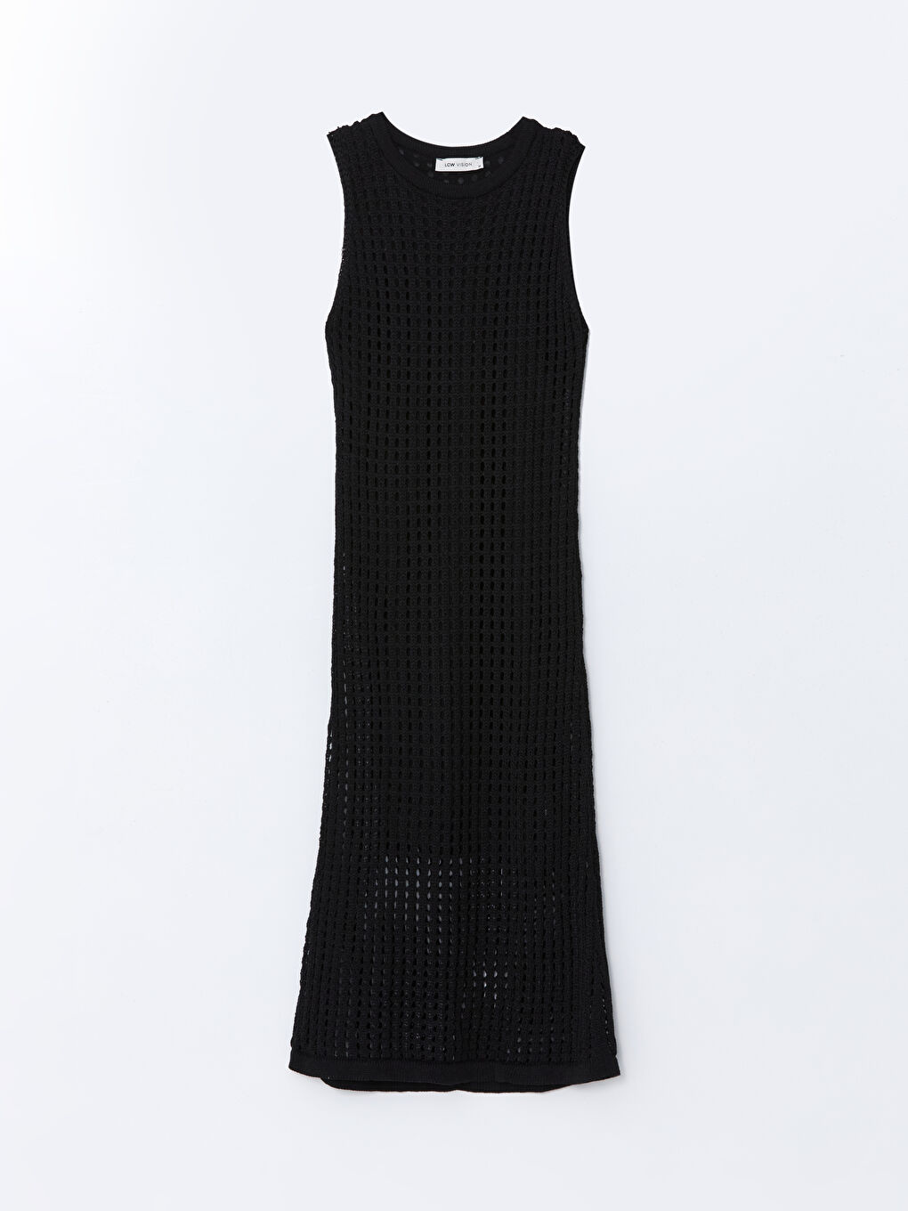 Crew Neck Hole-Knitted Knitwear Dress -S55832Z8-CVL