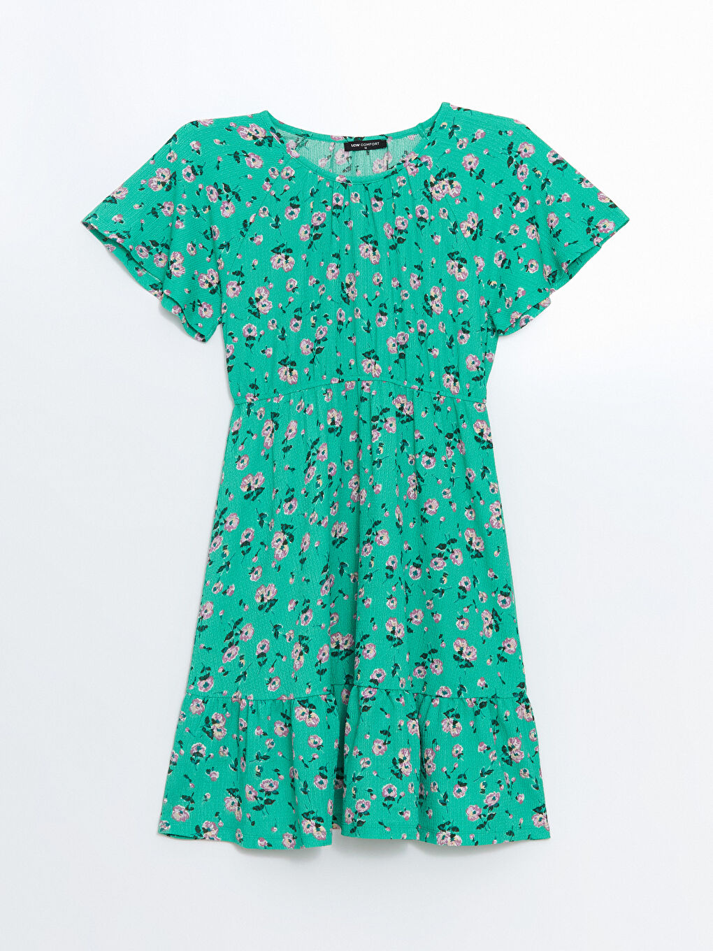 Floral Midi Ruffled Dress -S55857Z8-LRR