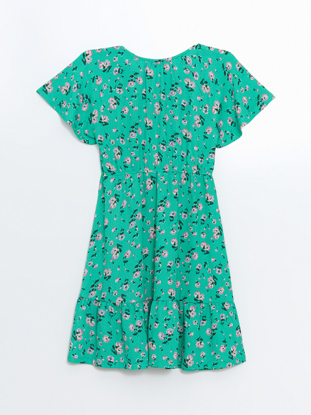Floral Midi Ruffled Dress -S55857Z8-LRR