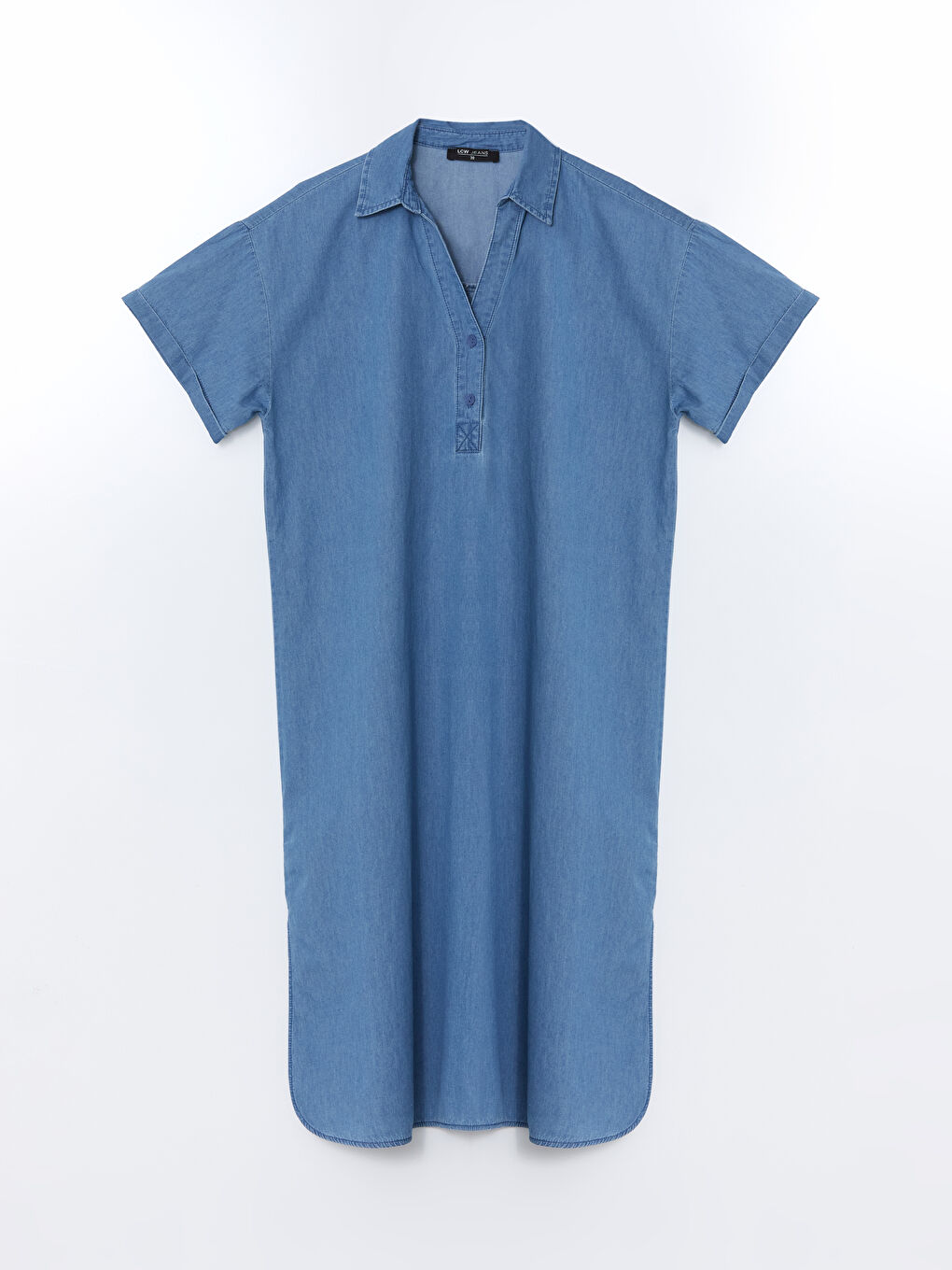 Collared Neck Women's Denim Dress -S55861Z8-507