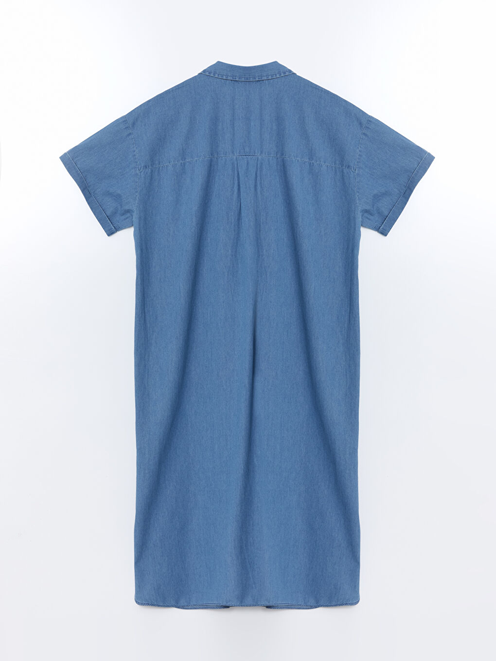 Collared Neck Women's Denim Dress -S55861Z8-507