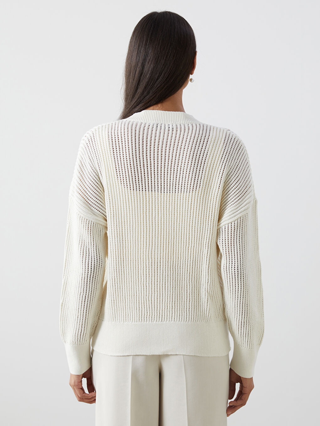 V Neck Women's Knitwear Cardigan -S55870Z8-FEW