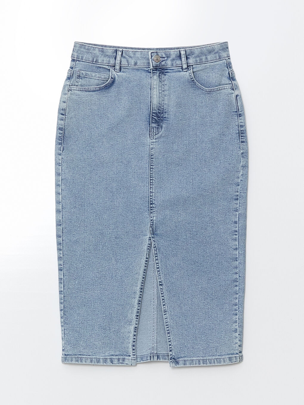 Slim Fit Women's Denim Skirt -S55875Z8-311