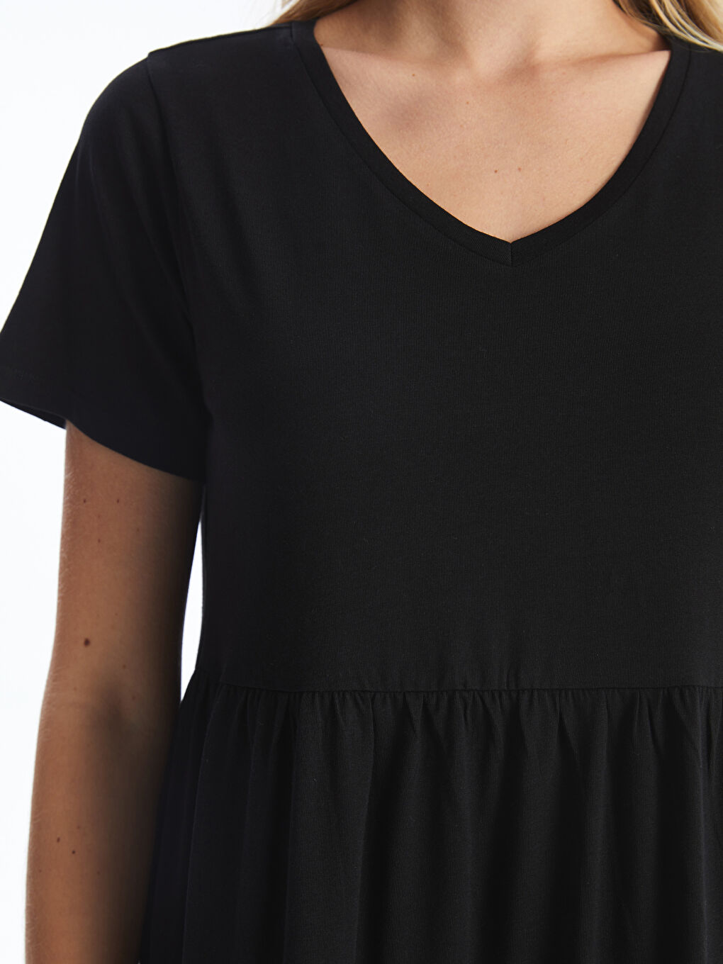 V Neck Women's Dress -S55899Z8-CVL