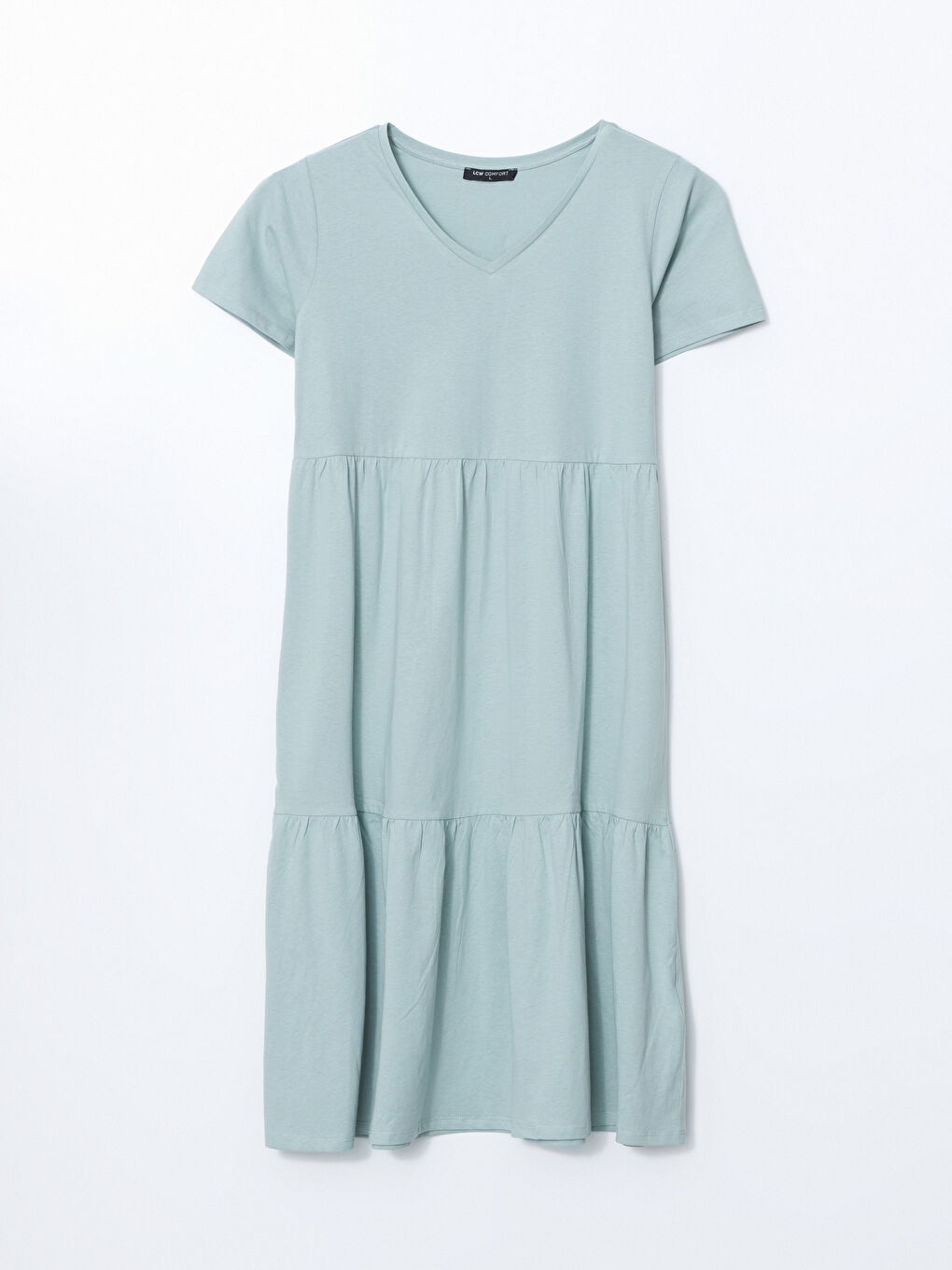 LCW Comfort V Neck Women's Dress -S55899Z8-GJM