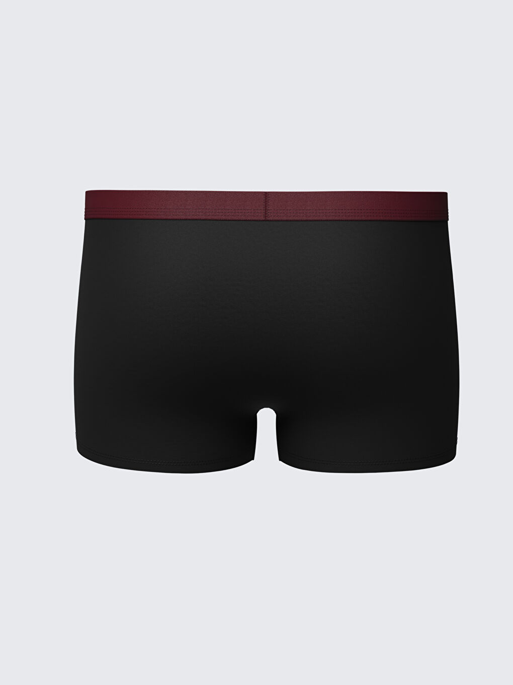 Siyah Standart Kalıp Pamuklu Esnek Erkek Boxer-1