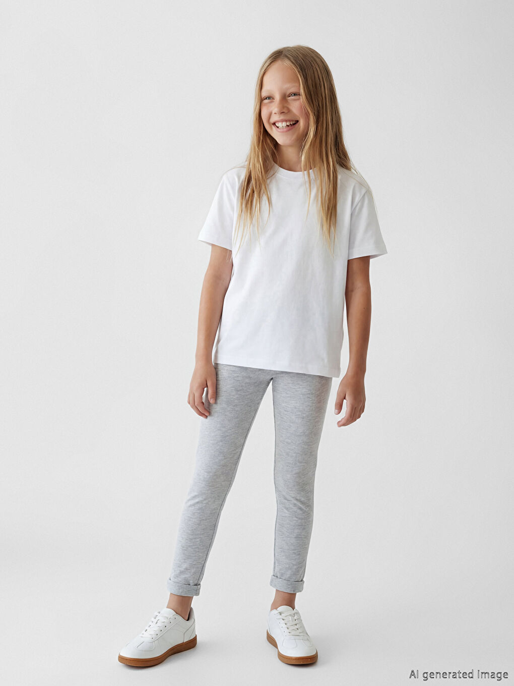 Kırmızı Beli Lastikli Kız Bebek Tayt 2'li-4