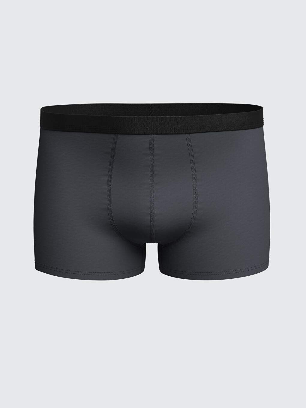 Antrasit Standart Kalıp Pamuklu Esnek Erkek Boxer
