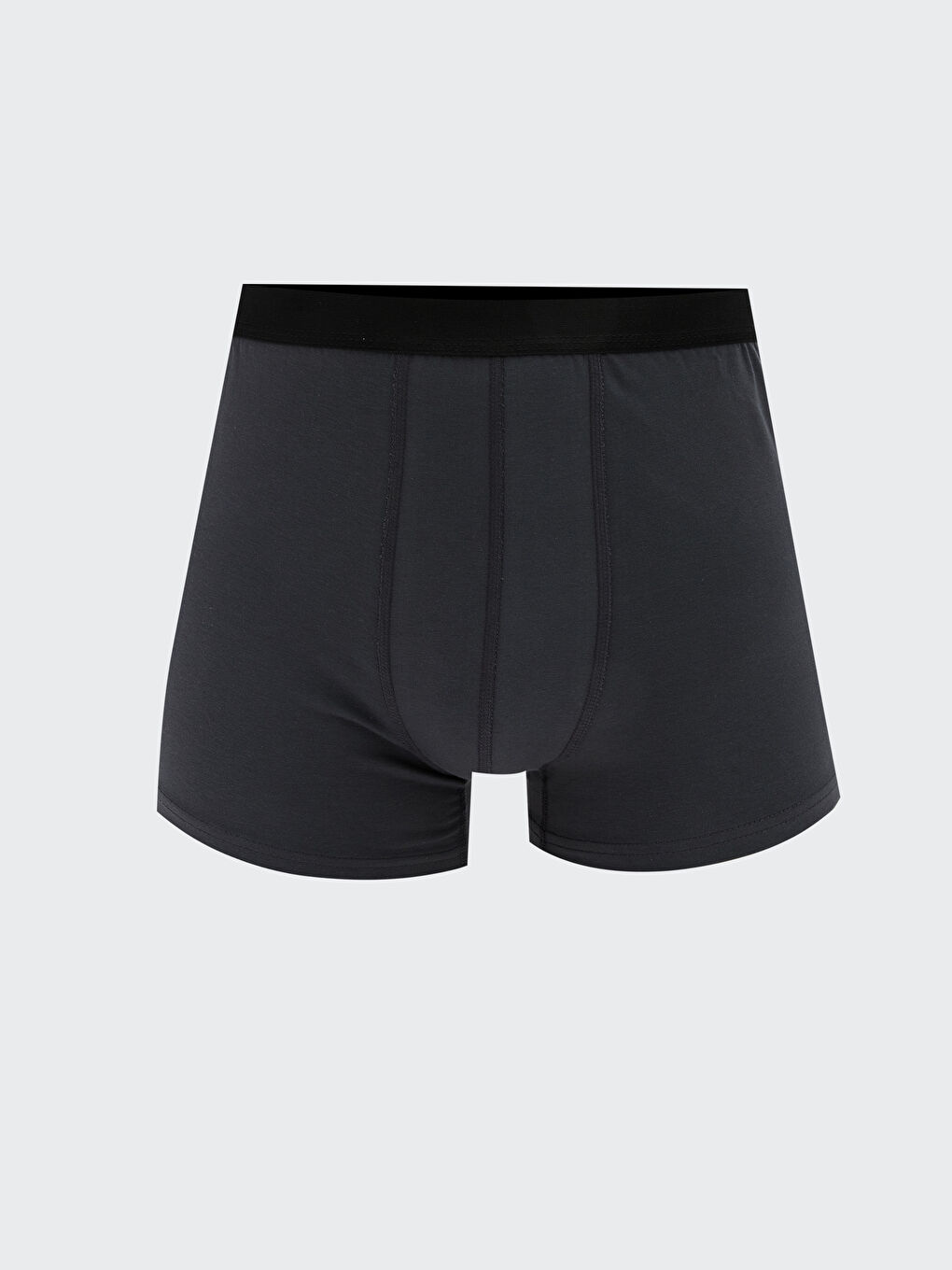 Antrasit Standart Kalıp Pamuklu Esnek Erkek Boxer