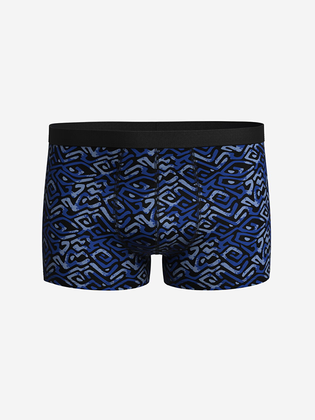 Lacivert Standart Kalıp Pamuklu Esnek Erkek Boxer