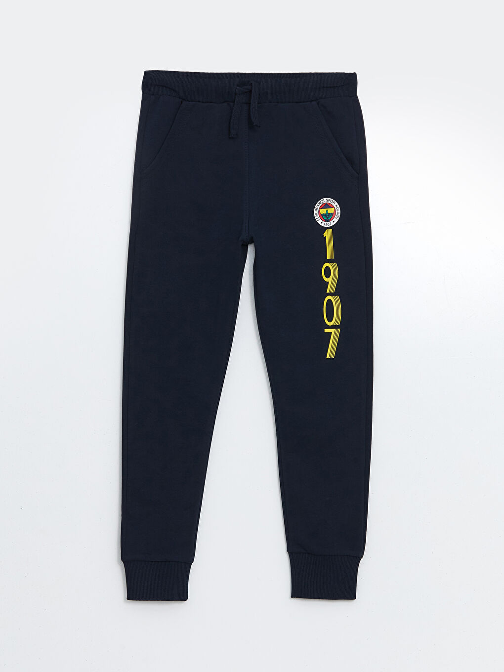 Elastic Waist Fenerbahçe Printed Boy's Jogger Sweatpants -S55964Z4-J2Y