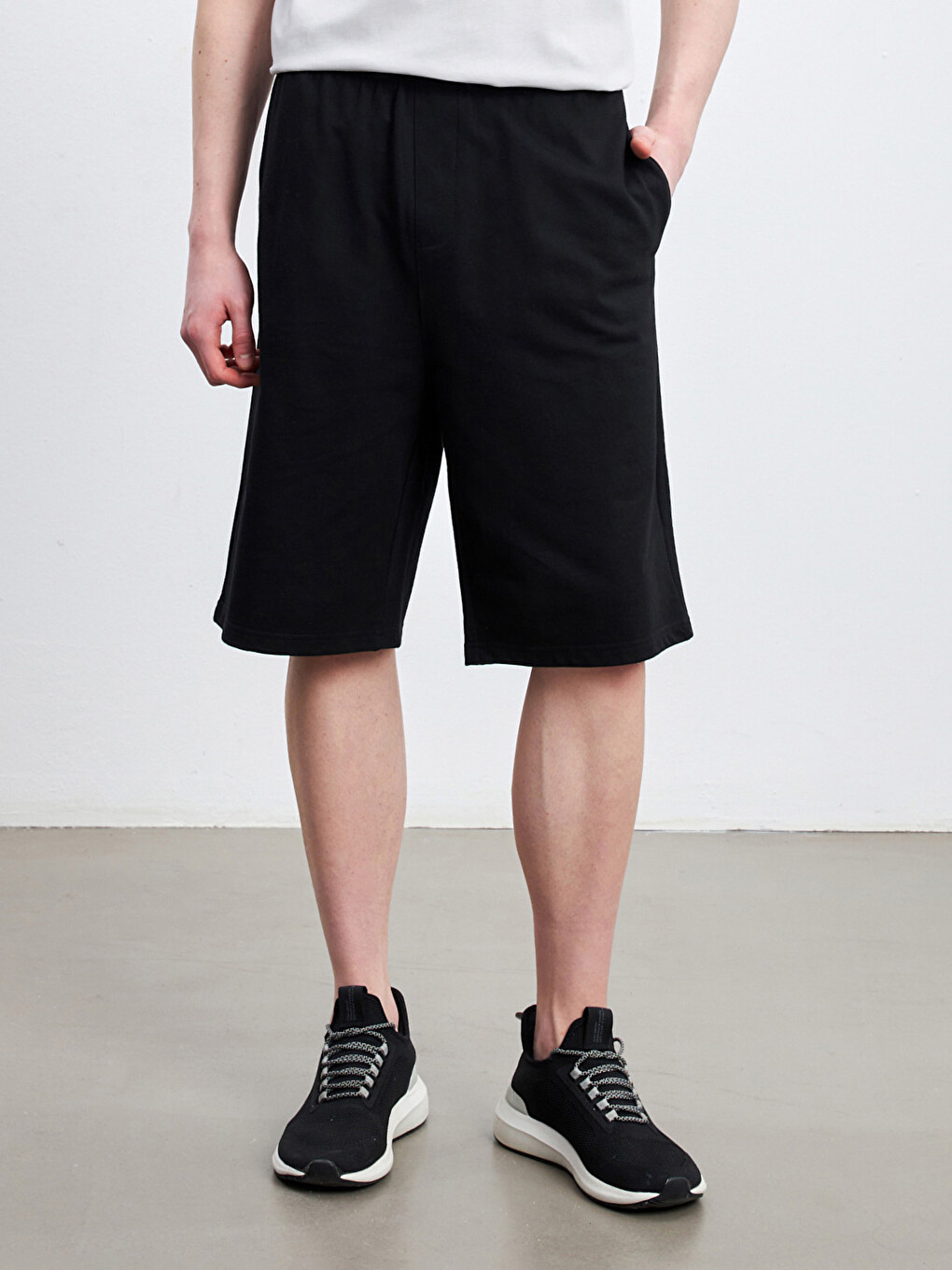Relaxed Fit Men's Bermuda Shorts-1