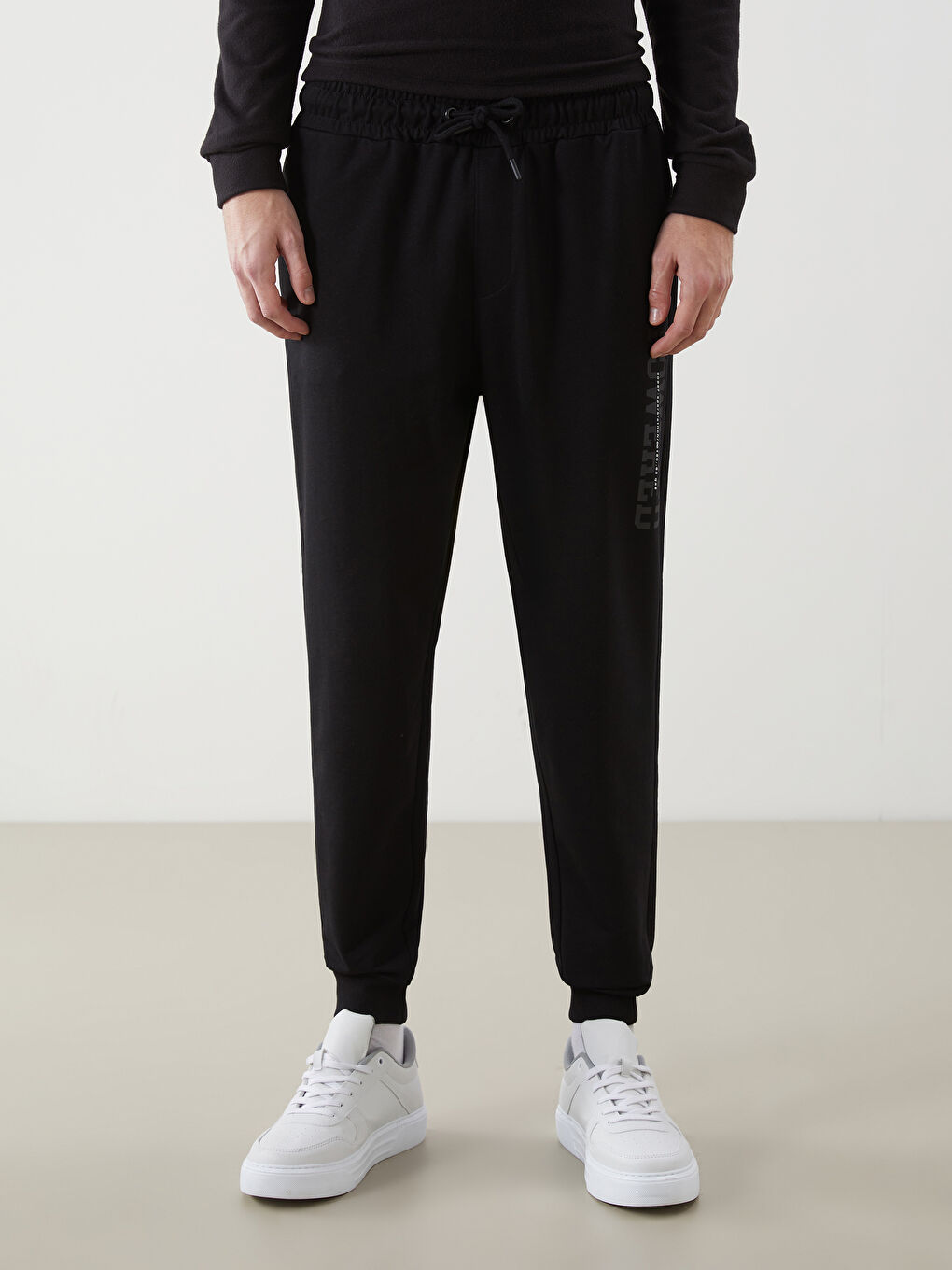 XSIDE Siyah Standart Kalıp Erkek Jogger Eşofman Altı - 1