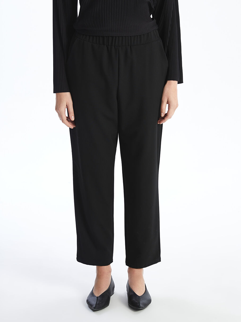 Pantalone za žene sa lastišem u struku -S55998Z8-CVL