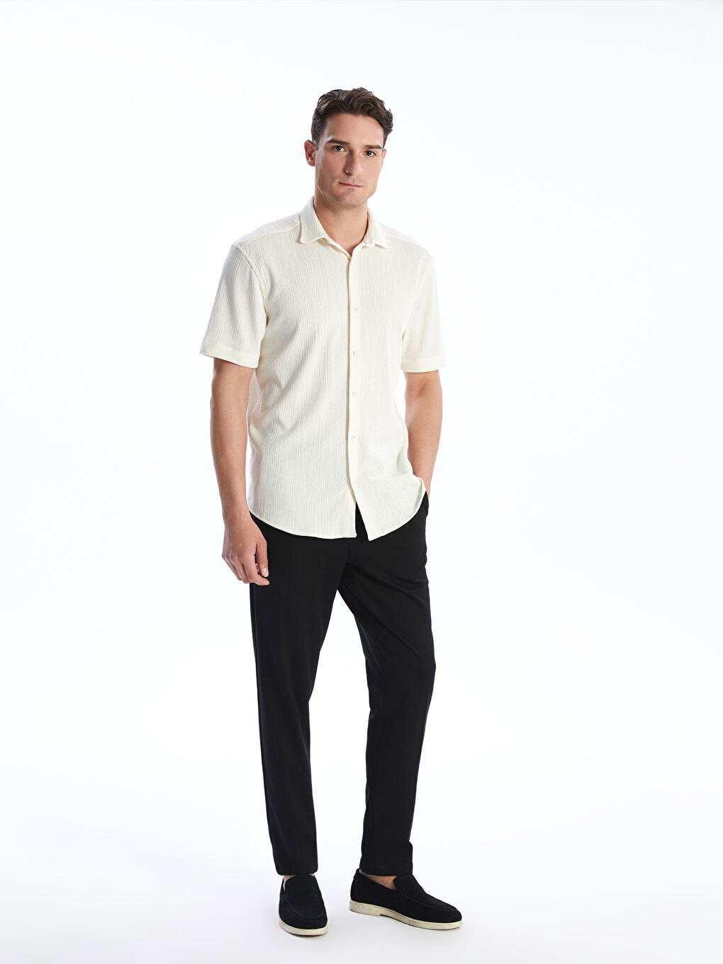 Muške pantalone slim fit -S55999Z8-CVL
