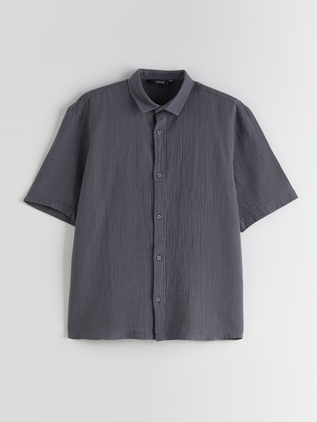 XSIDE Relaxed Fit Muslin Men's Shirt -S56005Z8-YRH