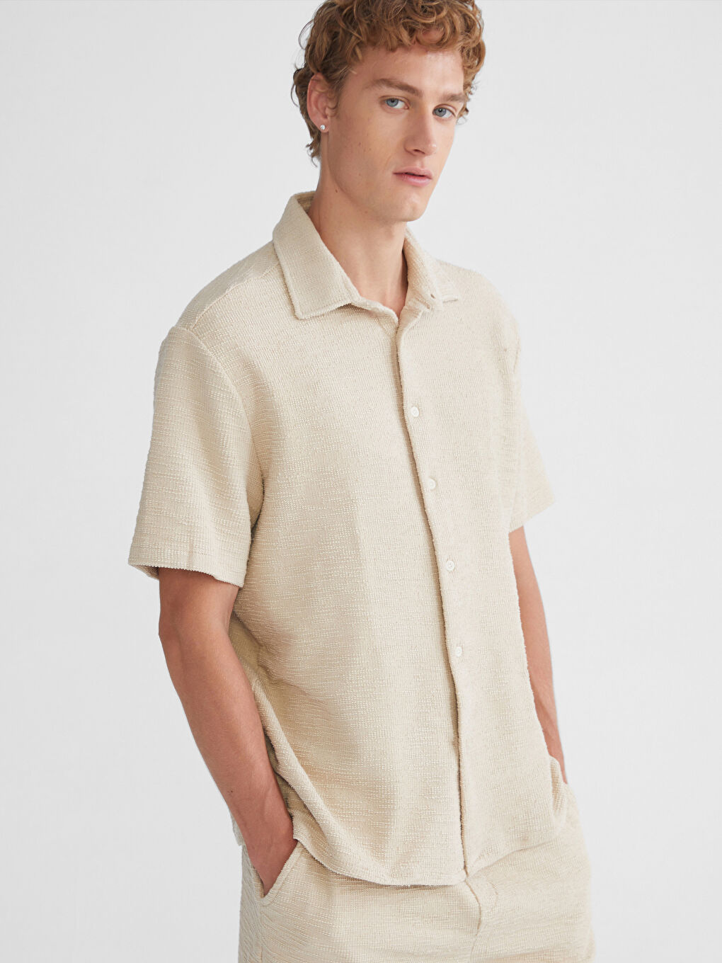 XSIDE Regular Fit Short Sleeve Men's Shirt -S56006Z8-VGK