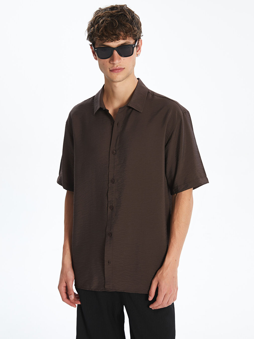 XSIDE Regular Fit Short Sleeve Men's Shirt -S56007Z8-HEC