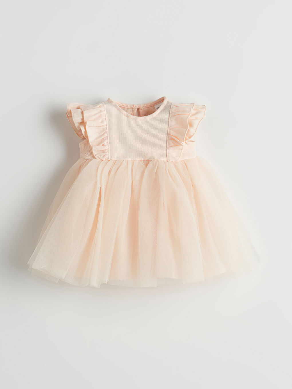 Basic Lace Tulle Baby Girl Dress -S56009Z1-S6R