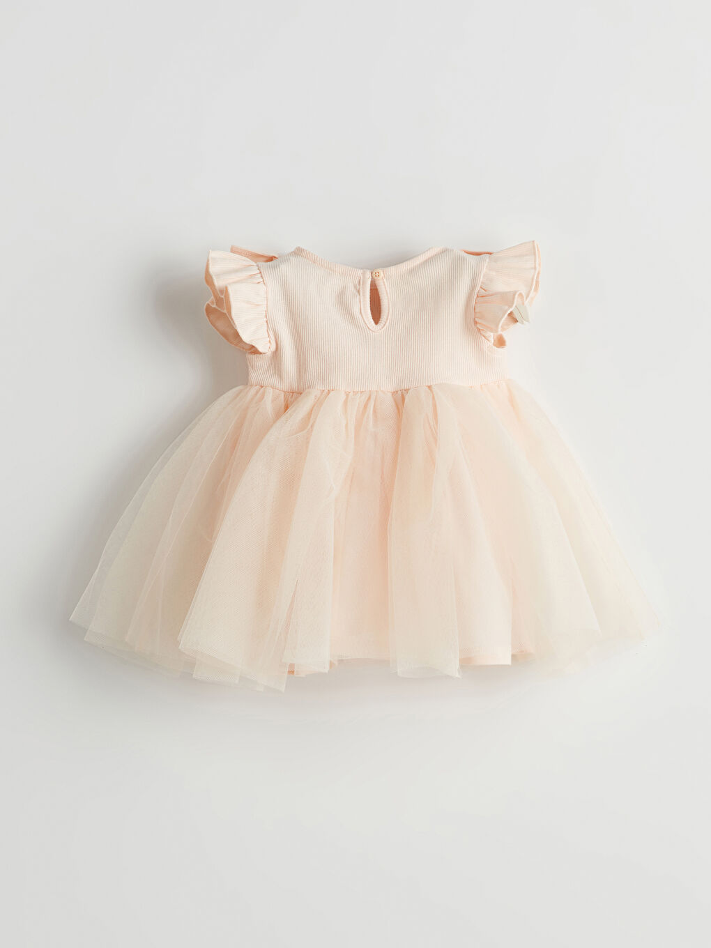 Basic Lace Tulle Baby Girl Dress -S56009Z1-S6R