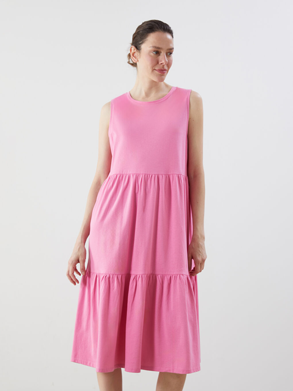 LCW Comfort Woman PINK Dress -S56017Z8-GGC