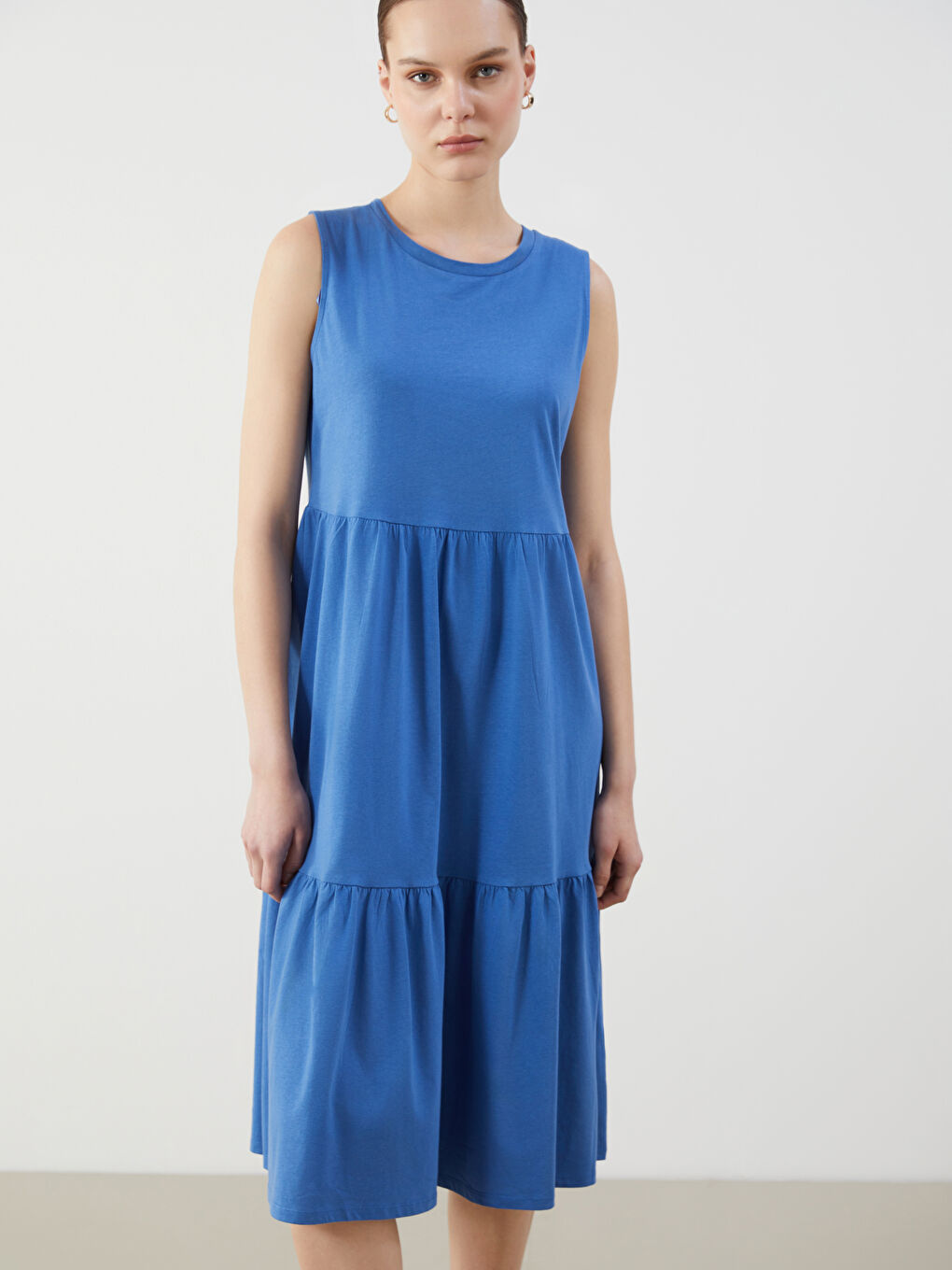 LCW Comfort Woman BLUE Dress -S56017Z8-H5X