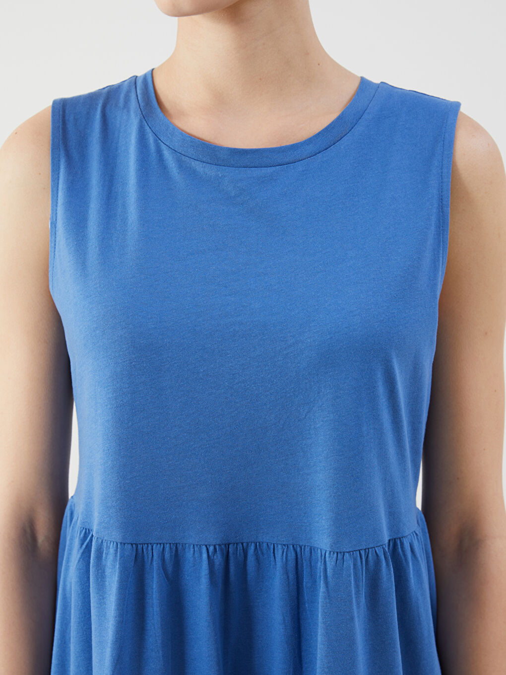 LCW Comfort Woman BLUE Dress -S56017Z8-H5X