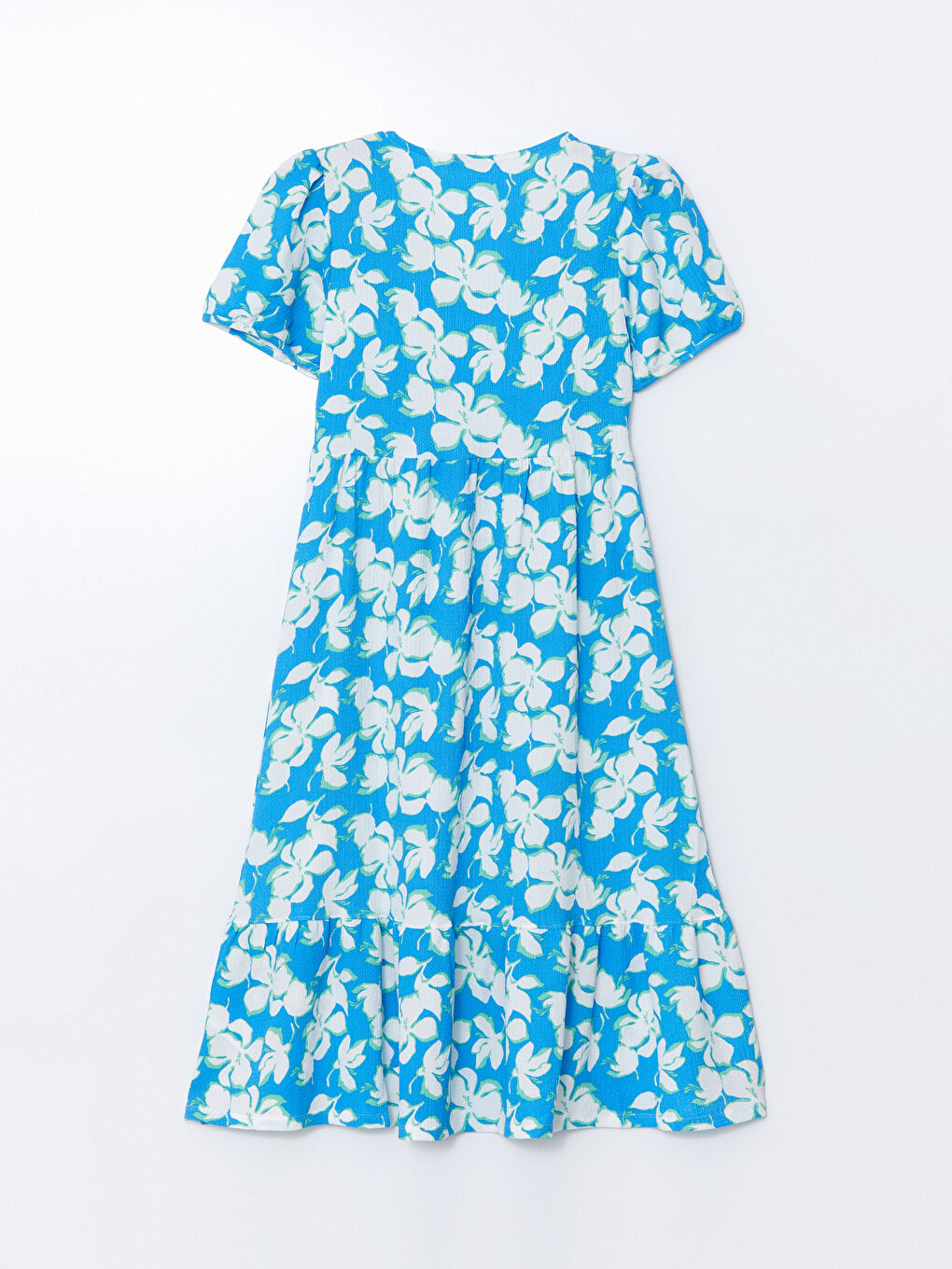 V Neck Floral Women's Dress -S56020Z8-LQQ