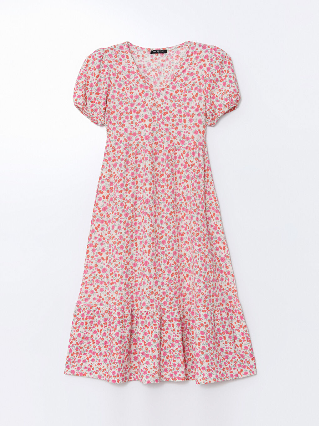 V Neck Floral Women's Dress -S56020Z8-LT9