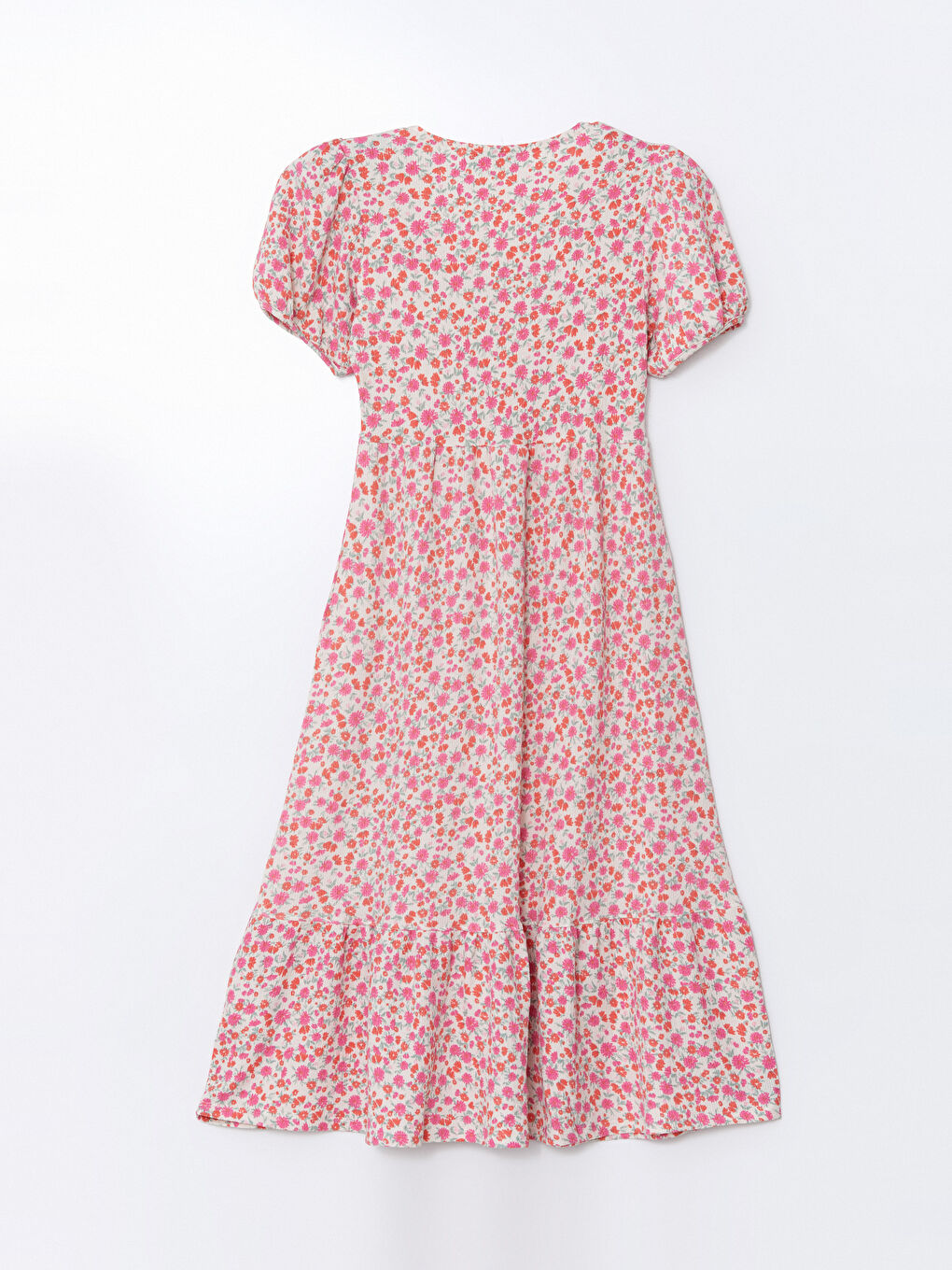V Neck Floral Women's Dress -S56020Z8-LT9