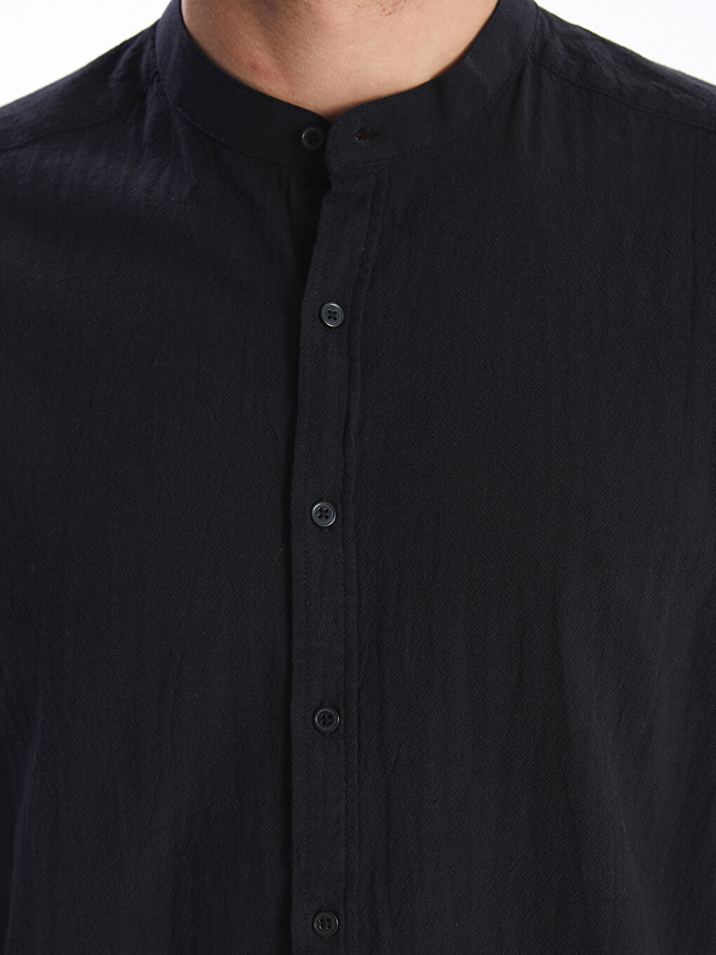 Muška košulja dugih rukava slim fit od dobby tkanine -S56028Z8-CVL