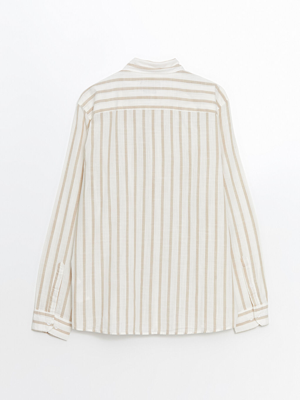 LC WAIKIKI Slim Fit Long Sleeve Striped Poplin Men's Shirt -S56029Z8-LE8
