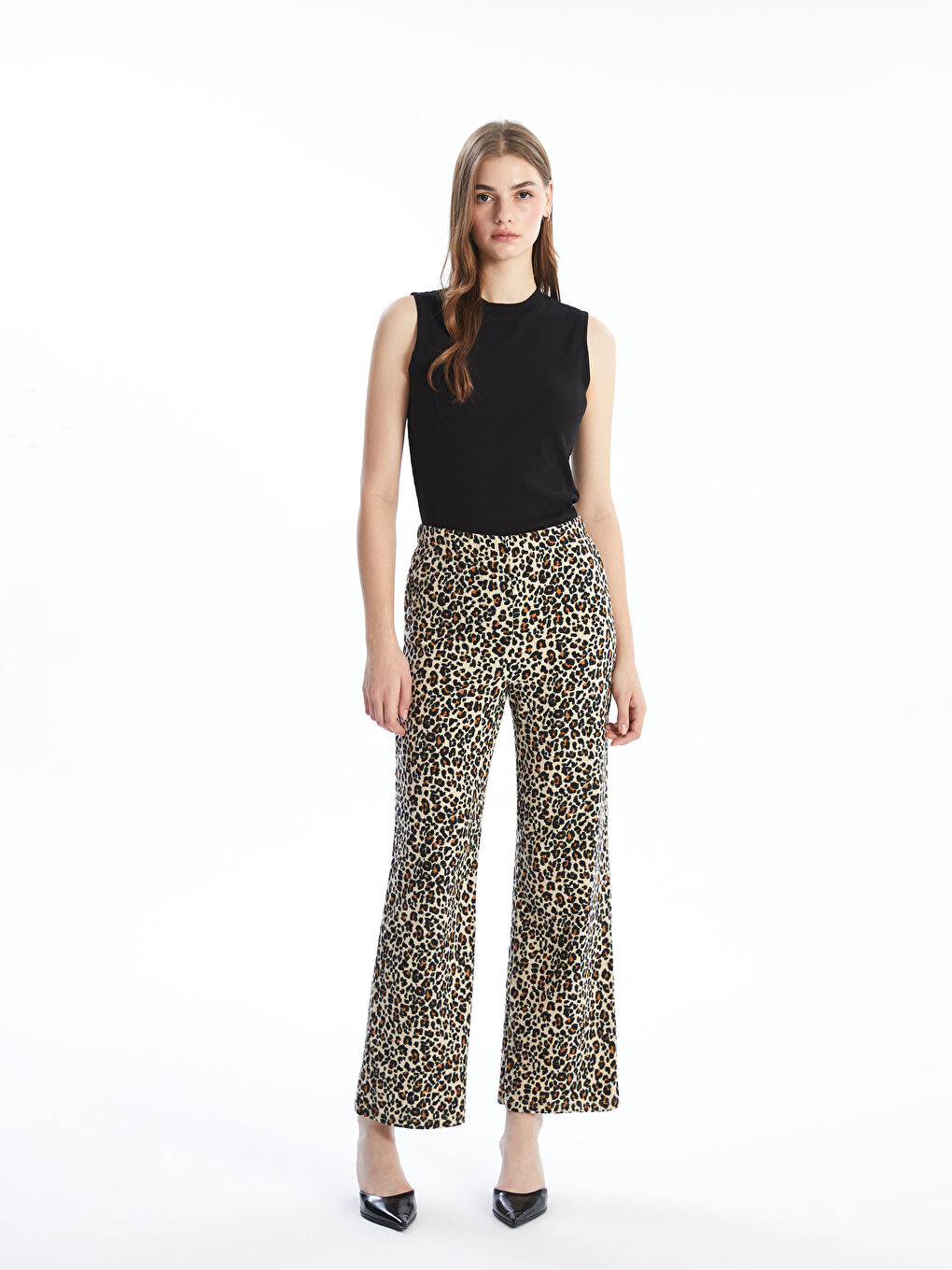 LCW Modest Bisiklet Yaka Dokulu Kadın Body -S56032Z8-CVL
