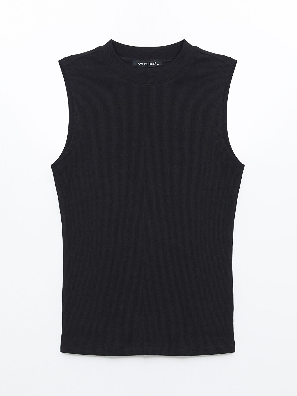 LCW Modest Bisiklet Yaka Dokulu Kadın Body -S56032Z8-CVL