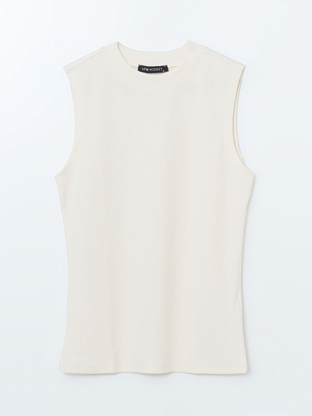 LCW Modest Bisiklet Yaka Dokulu Kadın Body -S56032Z8-FRC