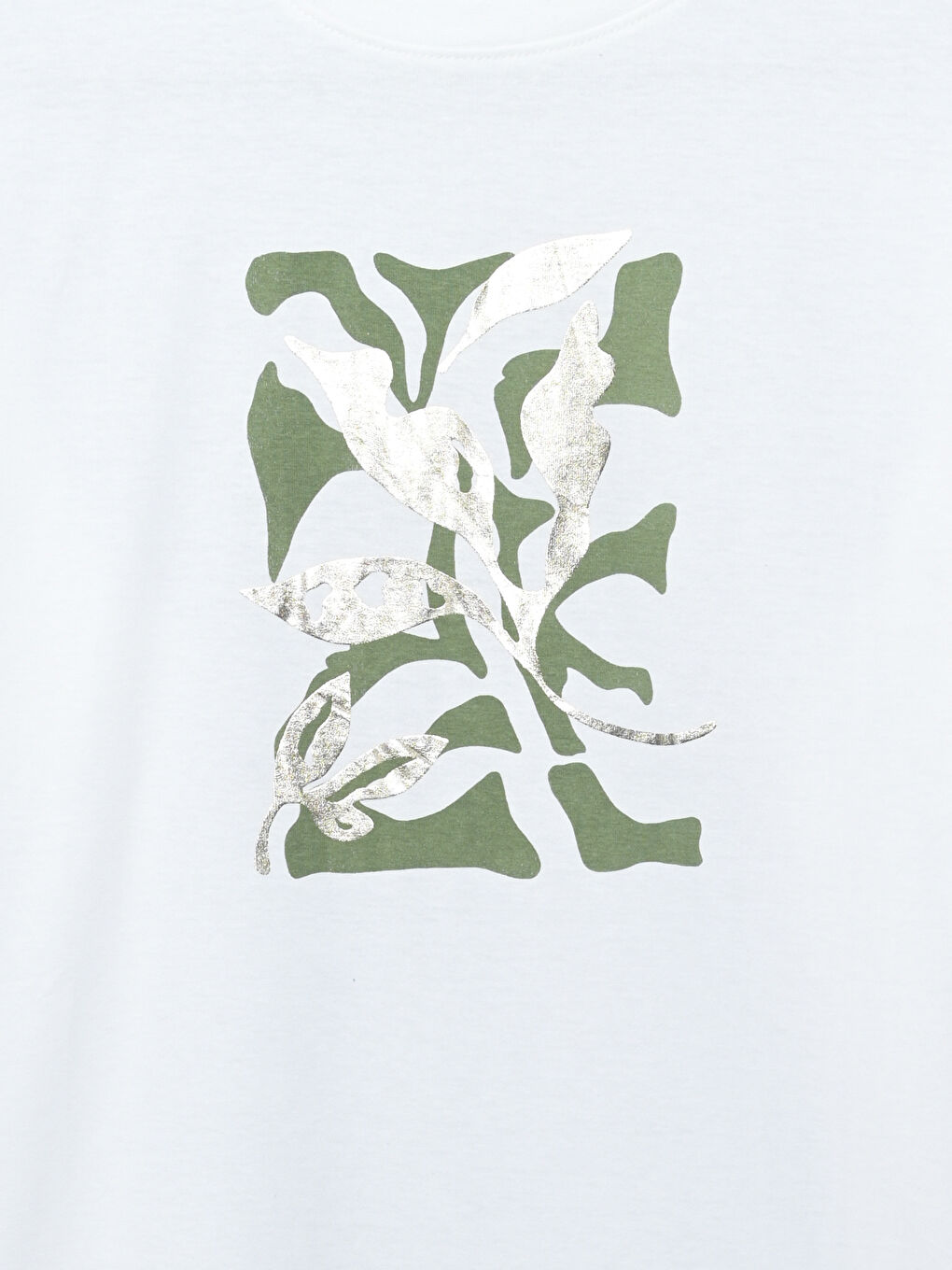 T-shirt Imprimé à Col Rond pour Femmes-2