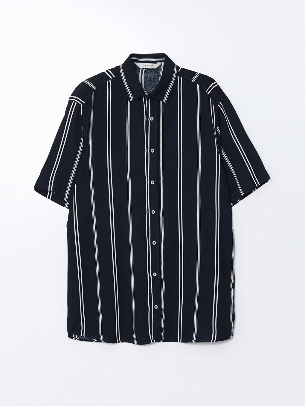 Regular fit muška prugasta košulja kratkih rukava -S56046Z8-LGS