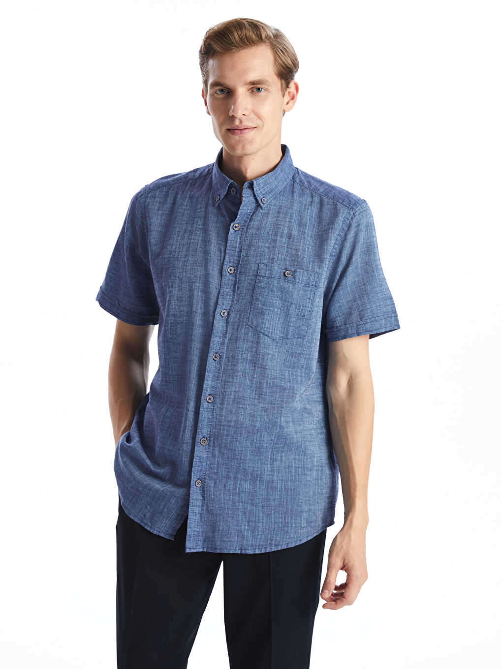 Man INDIGO Shirt -S56053Z8-CS6