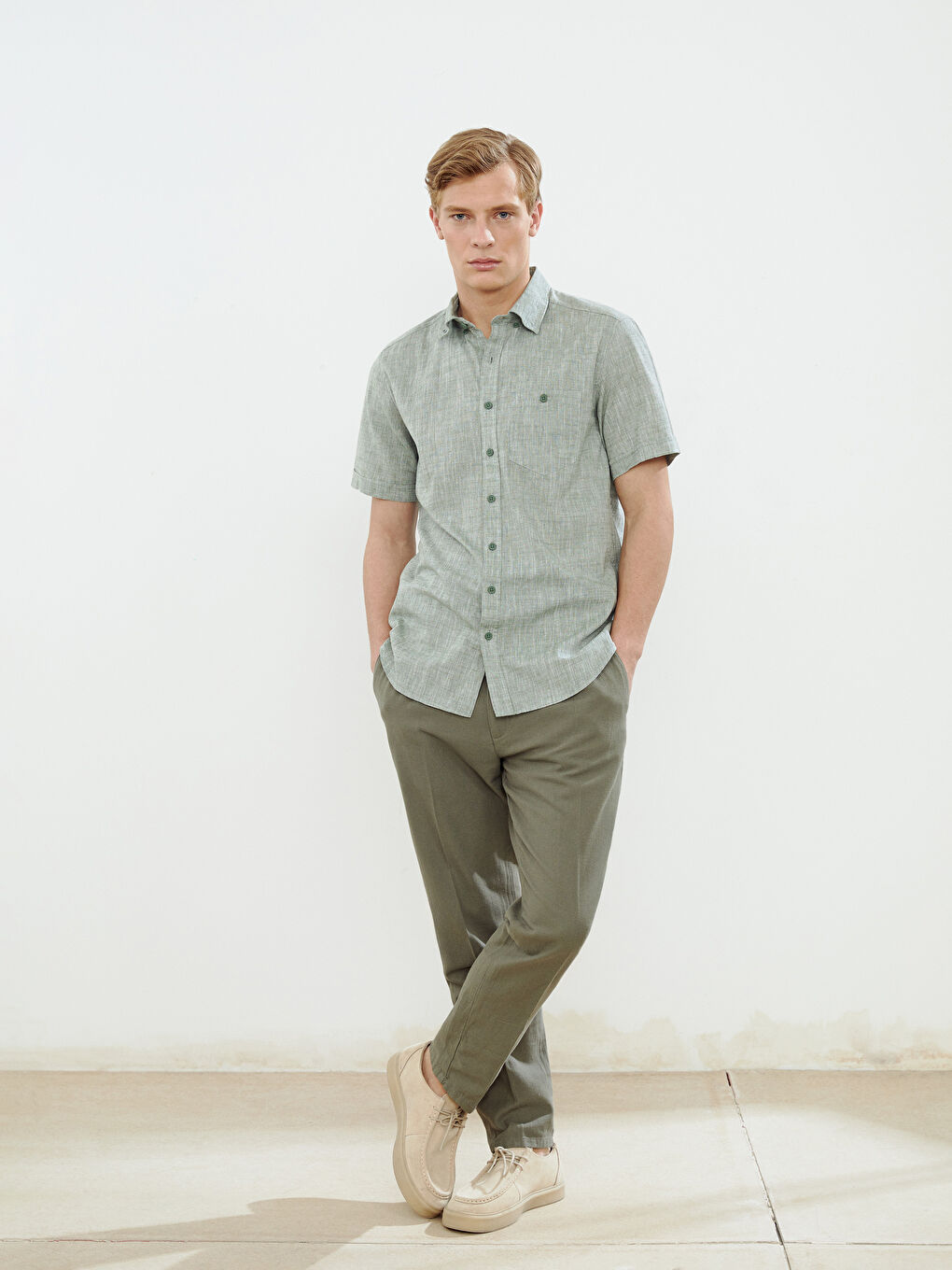 Man GREEN Shirt -S56053Z8-EAW
