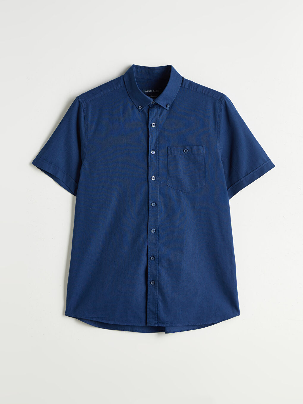 Regular Fit Linen Blend Men's Shirt -S56053Z8-HPN