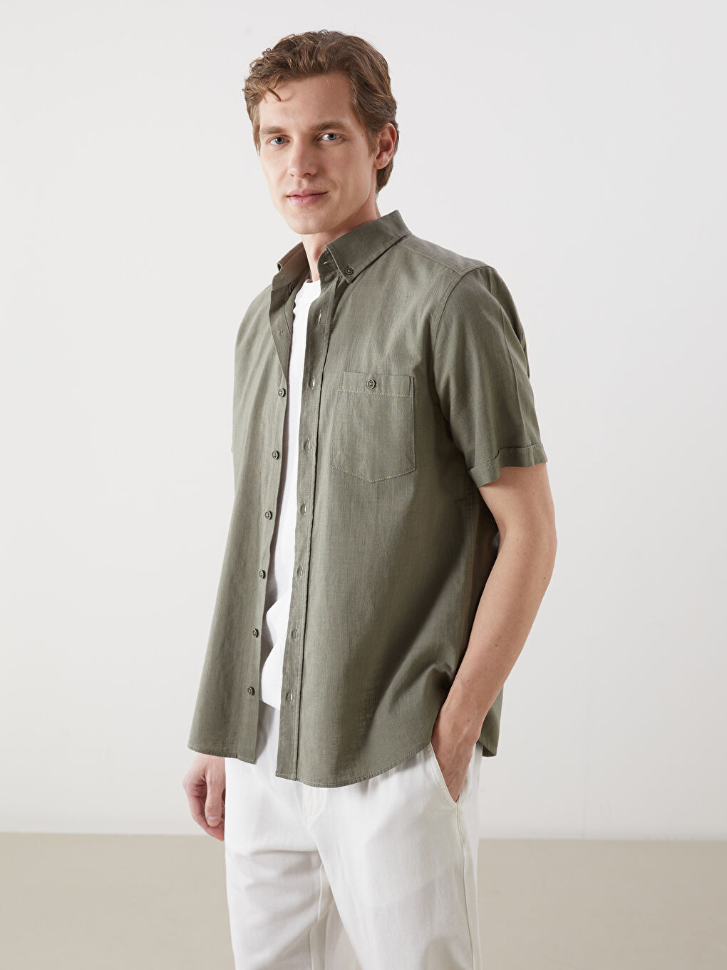 Man KHAKI Shirt -S56053Z8-Z3B