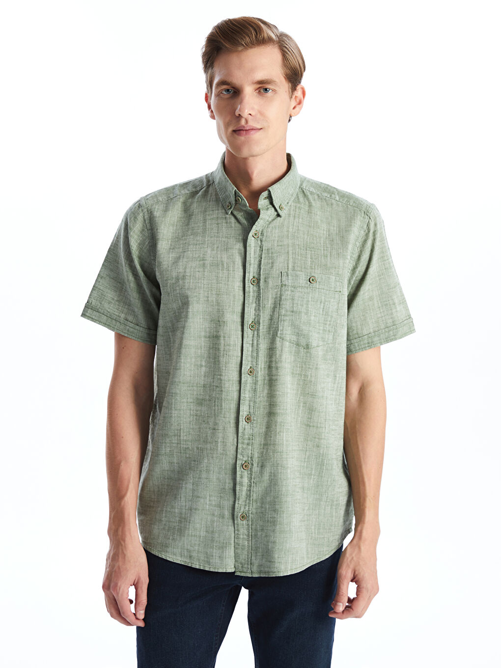 Man GREEN Shirt -S56053Z8-EAW