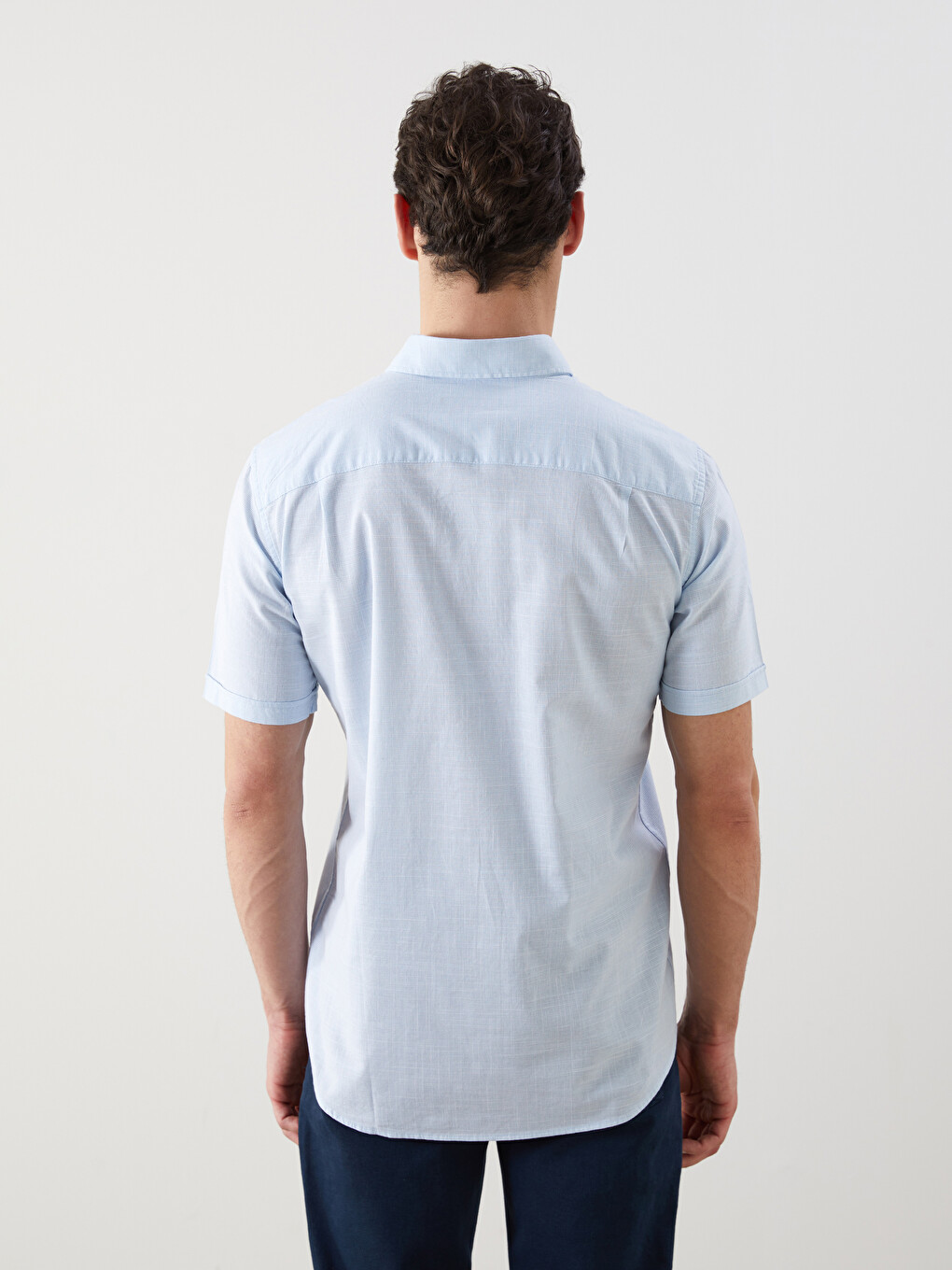 Regular Fit Poplin Cepli Erkek Gömlek-3